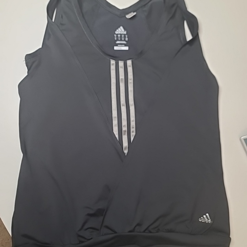 Adidas Charcoal ClimaCool Tank Top